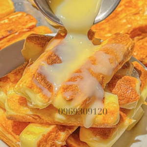 bánh đồng xu phô mai sữa nướng