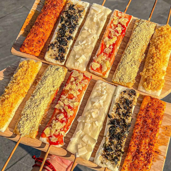 bánh gạo chiên giòn